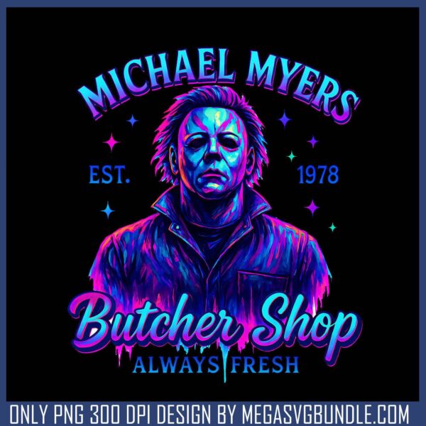 Butcher shop est 1978 png, michael myers png, halloween movies png