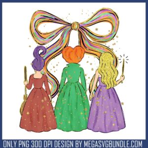 Hocus pocus colorful bow png, hocus pocus png, halloween movies png