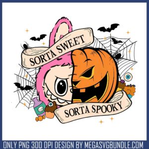 Labubu spooky sorta png, halloween store​ png, labubu doll png