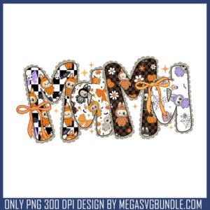 Mama labubu spooky png, labubu clothes png, halloween spirit png