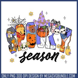 Pooh spooky season png, winnie the pooh png, halloween candy png
