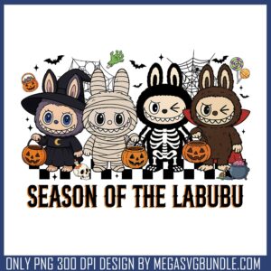 Season of the labubu png, spirit halloween png, labubu blind box png