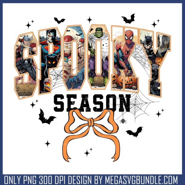 Spooky season heroes png, heroes comics​ png, halloween spirit png