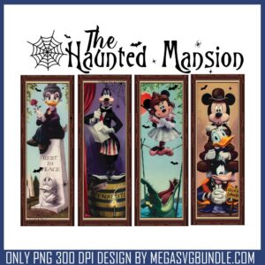 The haunted mansion mickey png, disney land png, halloween town png