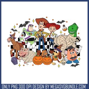Toy story spooky png, halloween costume png, toy story png