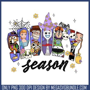 Toy story spooky season png, toy story png, halloween spirit png