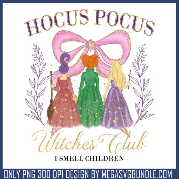 Witches club png, hocus pocus witch png, halloween movies png