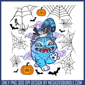 Huntrix demon tiger halloween png, spooky season png, halloween png