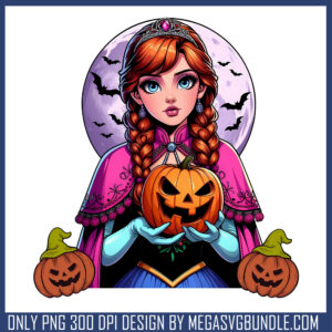 Anna princess scary halloween png, anna frozen png, halloween png