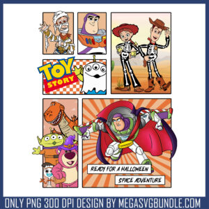 Toy story frame halloween png, toy story halloween​ png