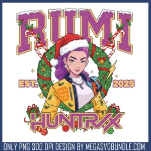 Christmas rumi est 2025 png, huntrix rumi​ png, kpop hunters png
