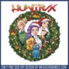 Huntrix characters christmas png, demon hunters png, christmas png