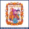 Huntrix characters fall design png, thanksgiving​ png, huntrix kpop png