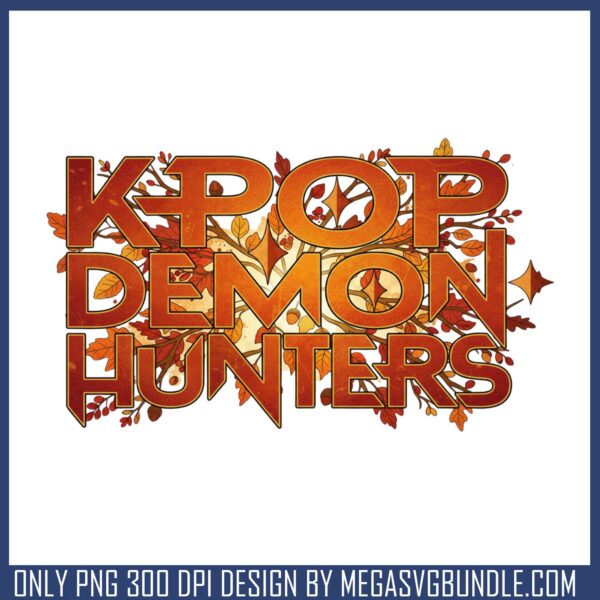 Kpop demon hunters thanksgiving png, kpop demon hunters logo​ png