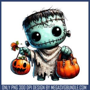 Frankenstein chibi halloween png, frankenstein 2025 png