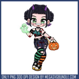 Zoey little devil halloween png, zoey character png, huntrix png
