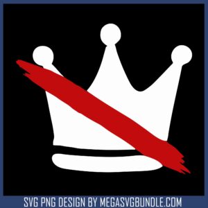 No kings white logo svg, no kings day​ svg, no kings in america​ svg