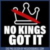 No kings white logo svg, no kings day​ svg, no kings in america​ svg