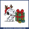 Snoopy with light christmas tree svg, snoopy christmas tree​ svg