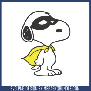 Snoopy peanuts hero svg, snoopy cartoon dog​ svg, cartoon snoopy​ svg