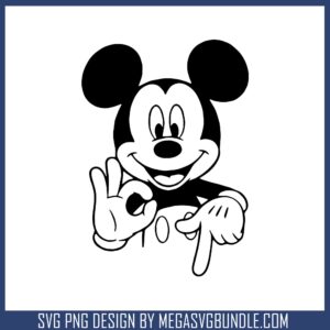 Mickey mouse six seven svg, funny six seven svg, meme trends​ svg