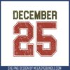 December 25 christmas svg, 25 of december svg, merry christmas svg