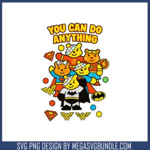 You can do anything svg, pudsey bear svg, avenger svg, children in need svg
