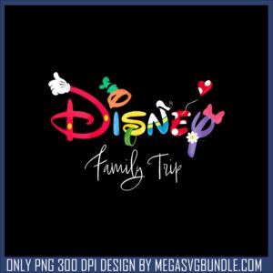 Disney family trip logo png, disney logo​ png, disney trip​ png