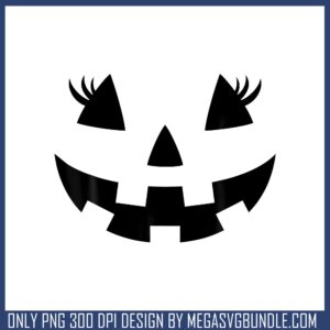 Pumpkin face halloween design png, halloween pumpkin png