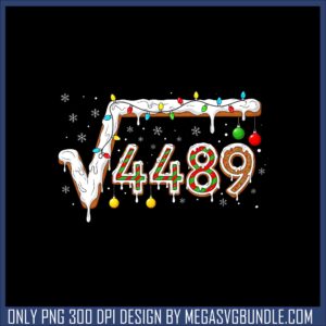 Meme square root 4489 png, christmas season png, cookie christmas png