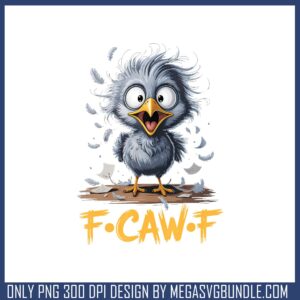 F caw f cute bird funny png, f caw f png, trending funny png